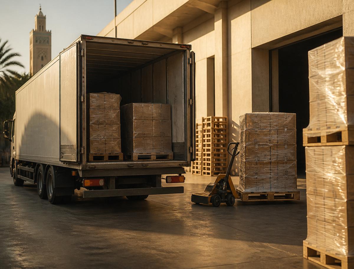 Chargement pour distribution professionnelle au Maroc