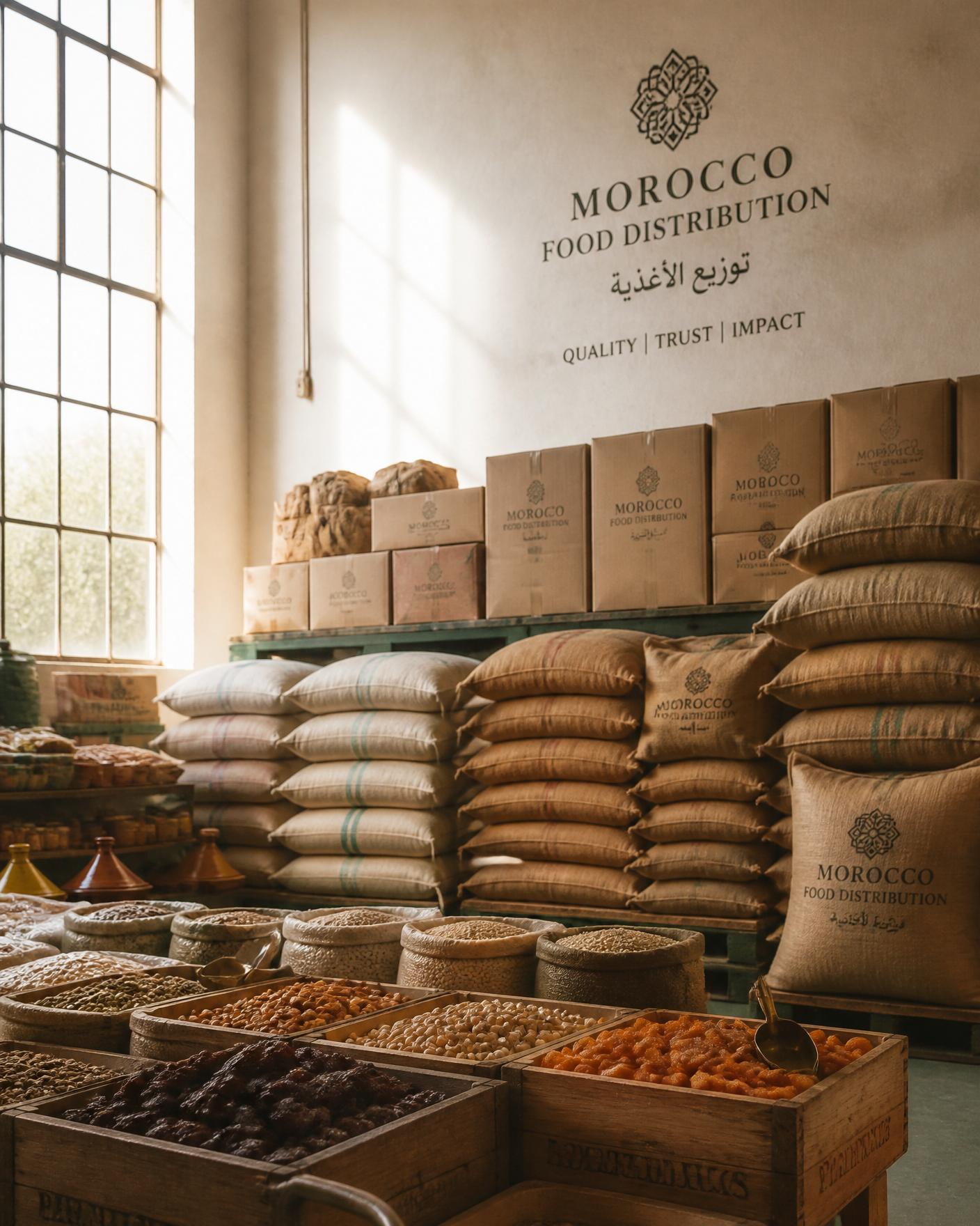 Entrepôt QOUTRA au Maroc — réception et préparation des commandes